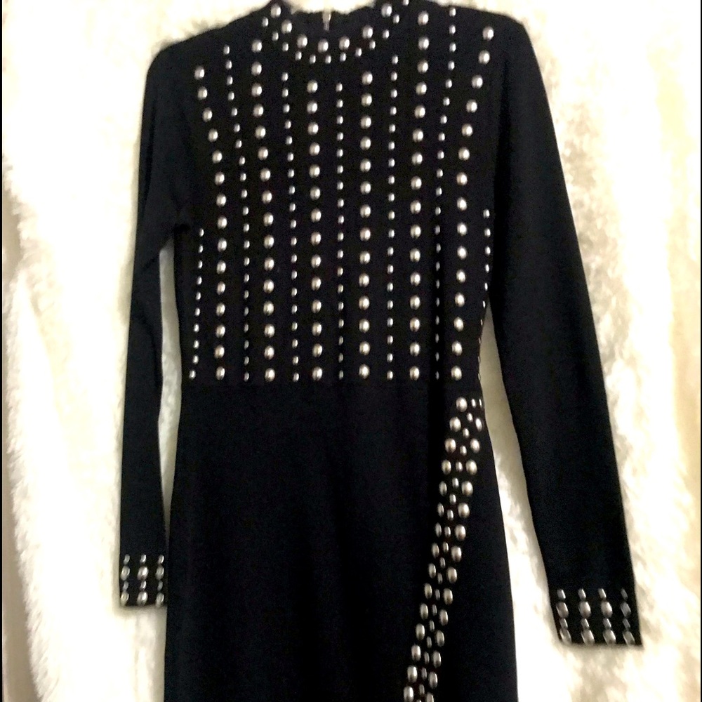 INC International Concepts Studded Sweater Dress S